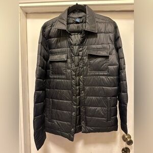 Black puffy jacket, George Brand size small longer style puffer